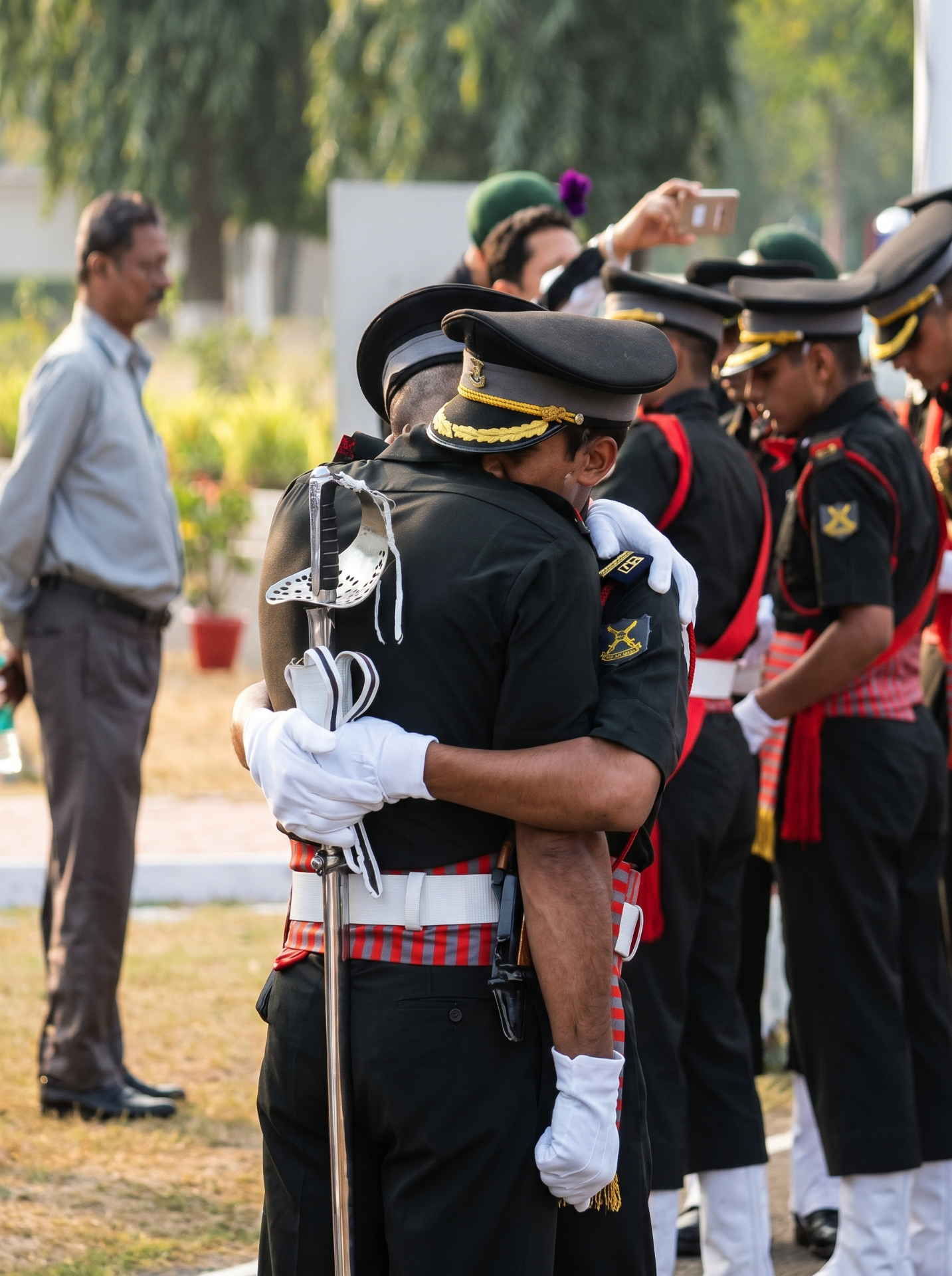 NDA defence coaching classroom session at The Original TUTORS Meerut with focused cadets and instructor